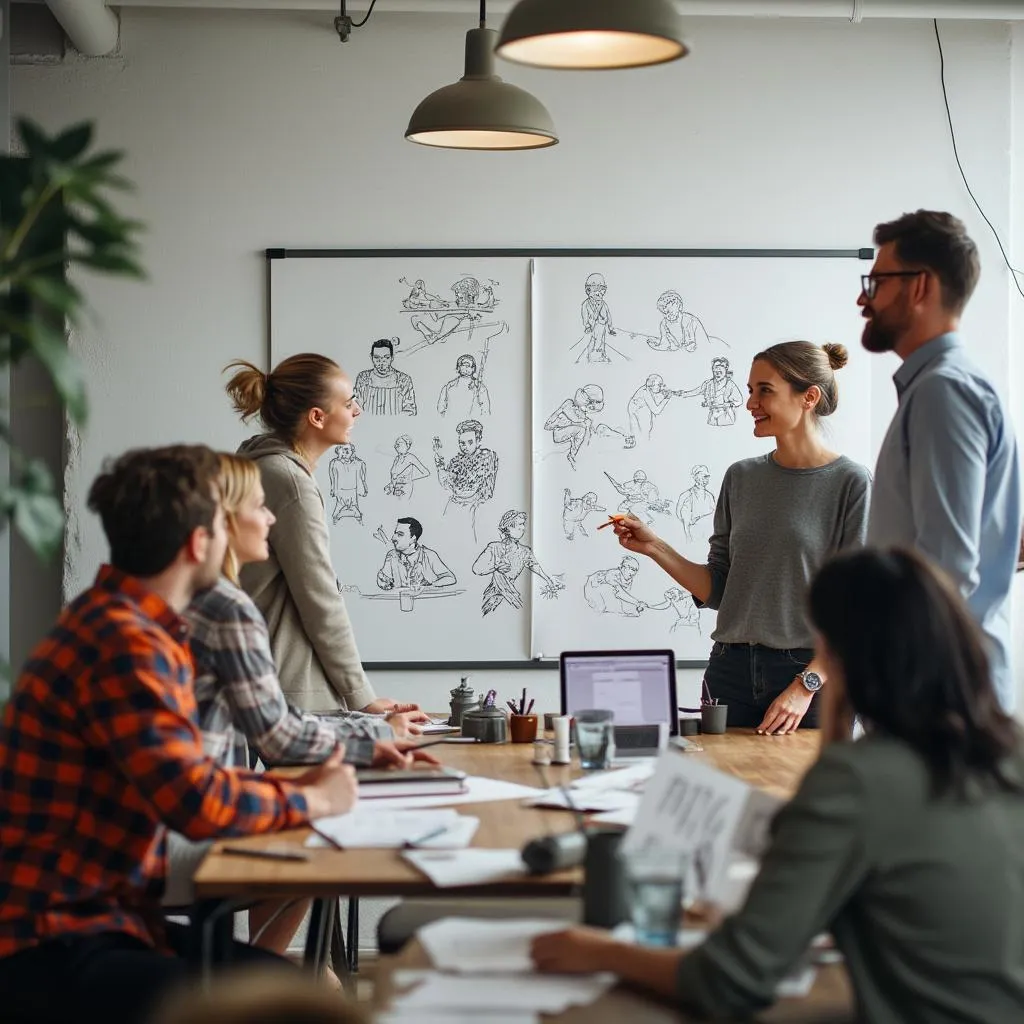 Team collaboration session
